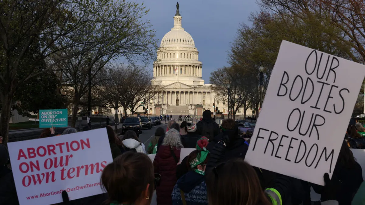 Women's abortion march